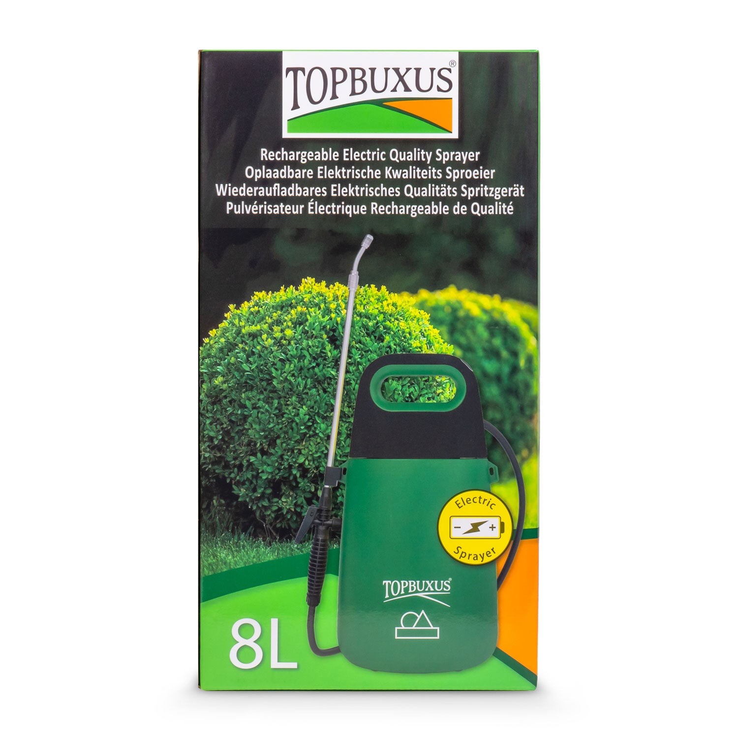 Nikou Elektrische Rugspuit – 8 Liter, Met Telescopische Stang En Type-C Oplaadbare Batterij – Ideaal Voor Tuin, Landbouw En Bosbouw